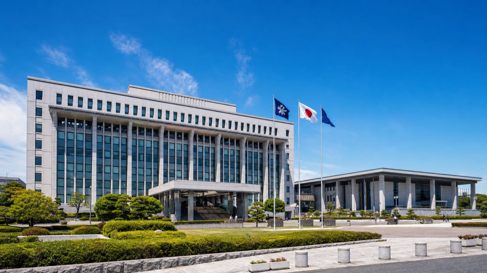 南濃県庁のサイトデモ
